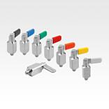 Cam-action indexing plungers, stainless steel with square sleeve