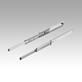 Stainless steel telescopic slides for side mounting, over-extension, load capacity up to 90 kg