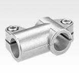 Tube clamps T-angle aluminium