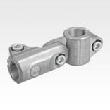 Tube clamps, swivel, aluminium