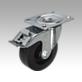 Swivel castors with stop fix