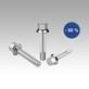 Hexagon head bolts with collar for Hygienic USIT® sealing and shim washer Freudenberg Process Seals