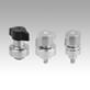 Quarter-turn clamp locks, stainless steel, retractable, twist knob plastic or stainless steel