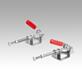 Push-pull toggle clamps, steel or stainless steel 
retaining force up to 1350 N