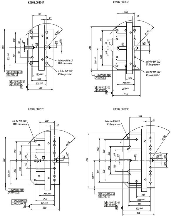 Tombstones single-sided without grid holes