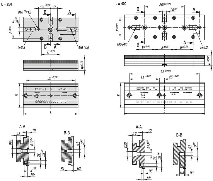 Baseplates KIPPflexX 5-axis vice