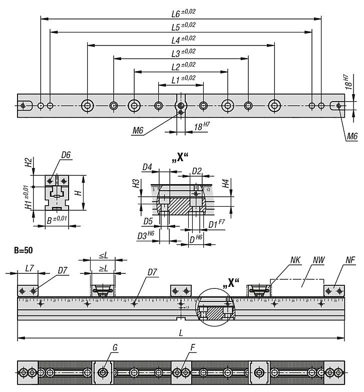 Multi-clamping system double-sided wedge clamps fixed jaw DS